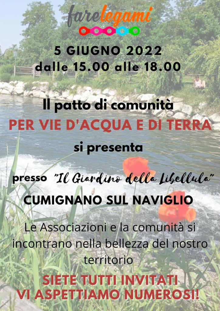 Presentazione patto di comunità “PER VIE D’ACQUA E DI TERRA” – 5 giugno 2022